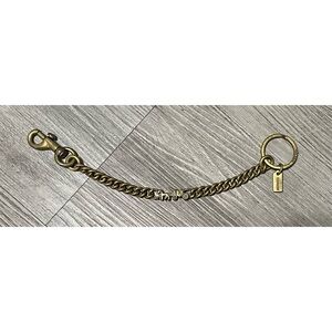 Coach Brass Chain Strap!